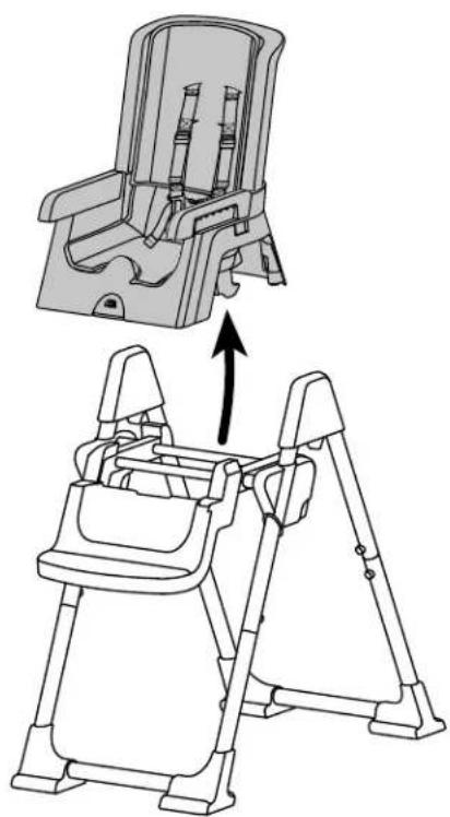 Fisher Price P9043 - Attaching To An Adult Chair - 3