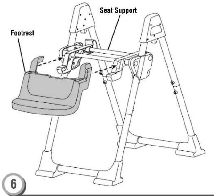 Footrest Seat Support