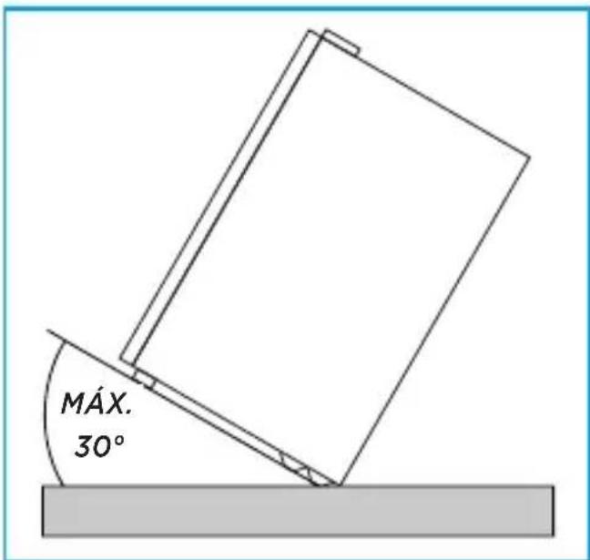 MÁX. 30°