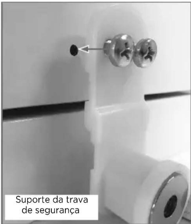 Suporte da trava de segurança