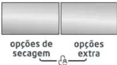 MIDEA LSE12X1 - Combinação de botões para bloqueio do painel - 2