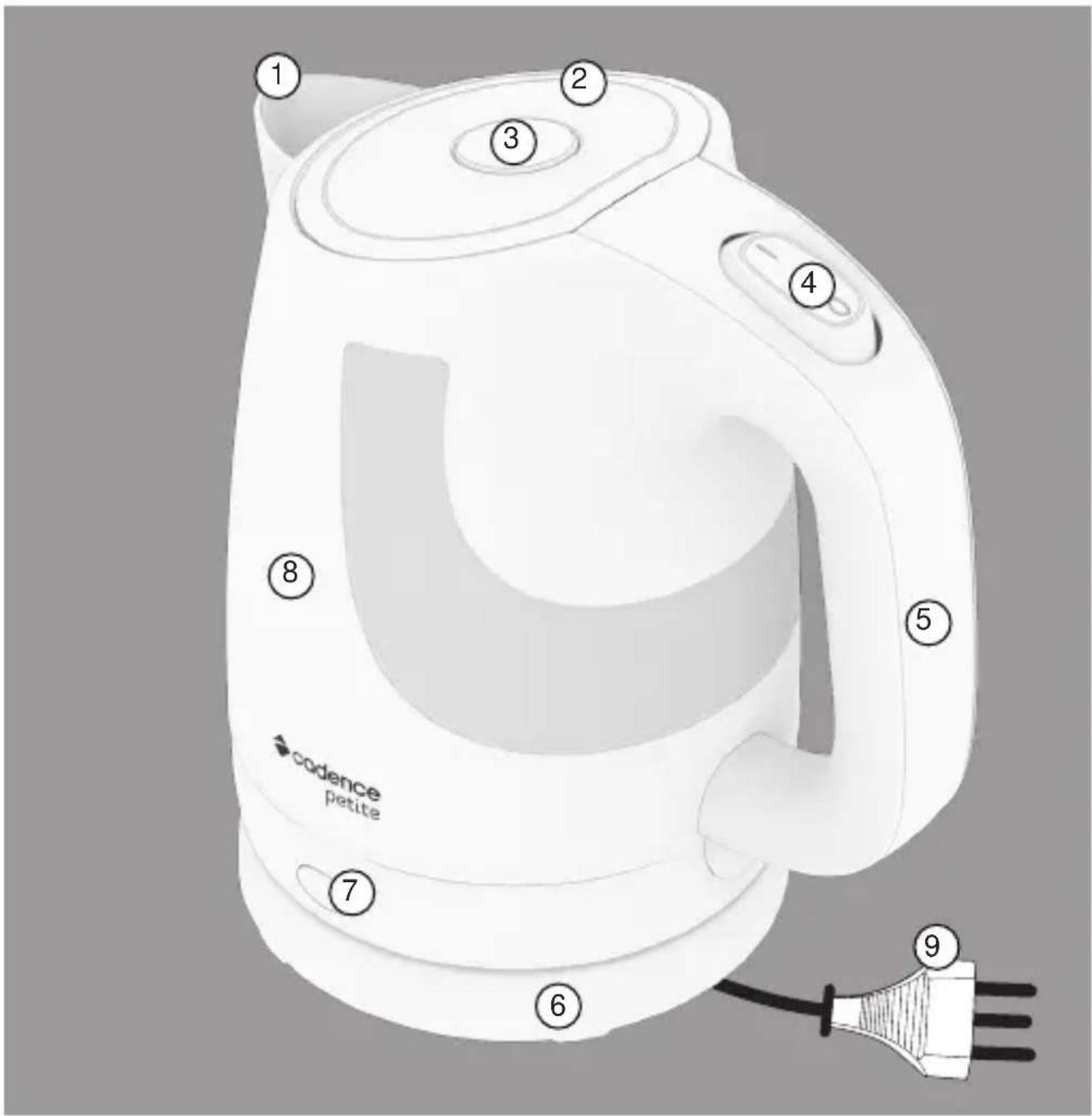 Cadence Petite CEL221 - - COMPONENTES DO PRODUTO - 1