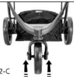 Kiddo Trek - PARA INSTALAR E RETIRAR AS RODAS DIANTEIRAS - 2