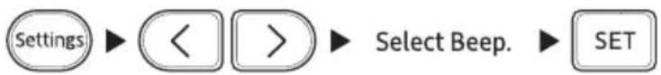 SAMSUNG AR12NV3HFTRNNA - Beep sound function - 1