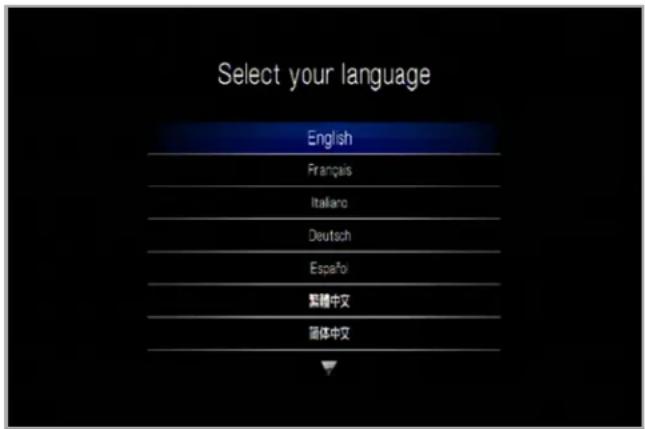 Select your language English Français Italiano Deutsch Espafo 繁體中文 简体中文
