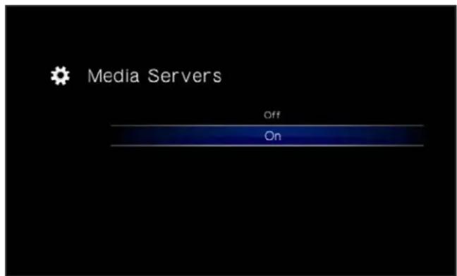 Media Servers Off On