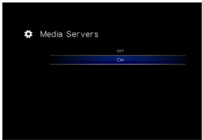 Media Servers Off On