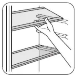 ZANUSSI ZRB 836 MW - Rafturile detaşabile - 1