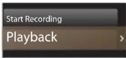 AUDIOVOX M4204 - To play back a recording: - 1
