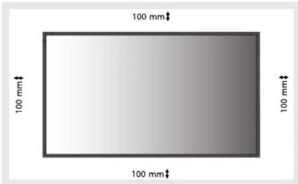 NEC MultiSync X551S-AVT - Ventilation Requirements - 1