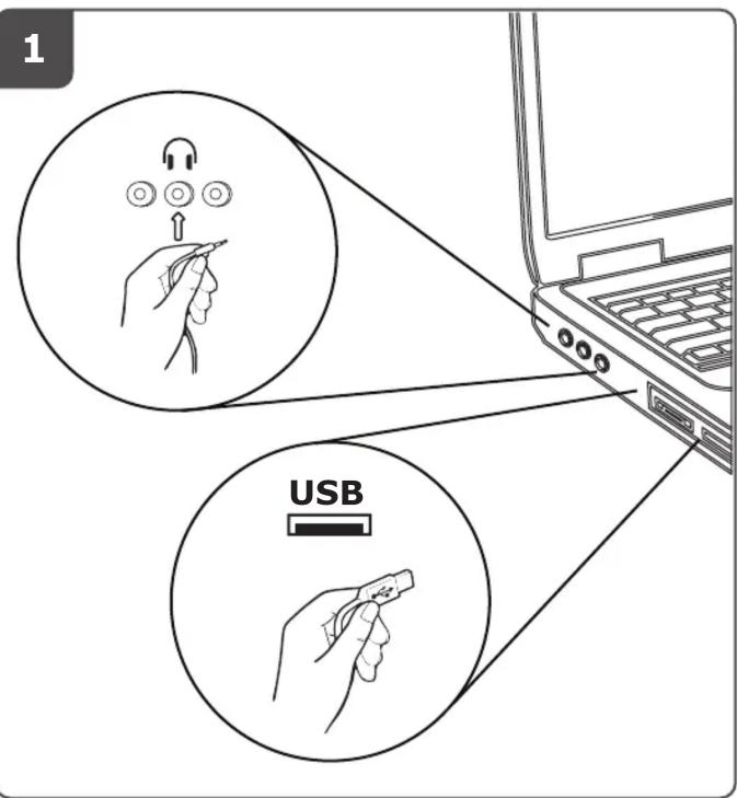 1 USB