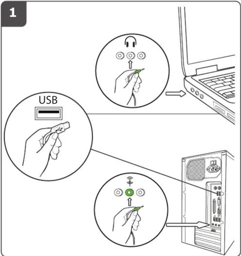 1 USB