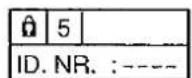 JVC InteriArt AV28WH5EU - Druk op de toets ⓘ (informatie) om "ID. NR." (het ID. NR.-invoerscherm) weer te geven. - 1