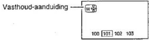 Vasthoud-aanduiding 100 101 102 103