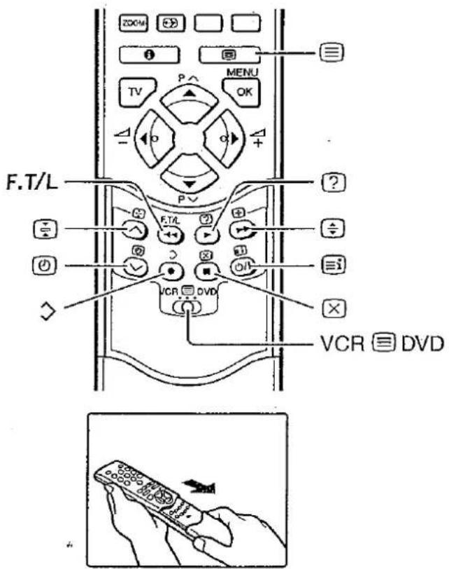 F.T/L P VCR DVD VCR DVD