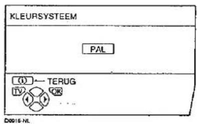 KLEURSYSTEEM PAL (1) ← TERUG TV OK D0016-NL