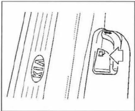 KIA Rio (2000) - Tankdopklepje - 1
