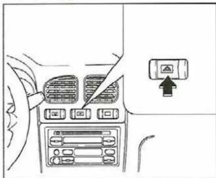 KIA Rio (2000) - Alarmknipperlichten - 1