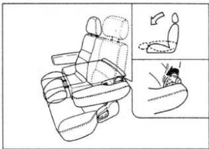 Diagram illustrating car seat replacement steps with labeled illustrations and directional arrows
