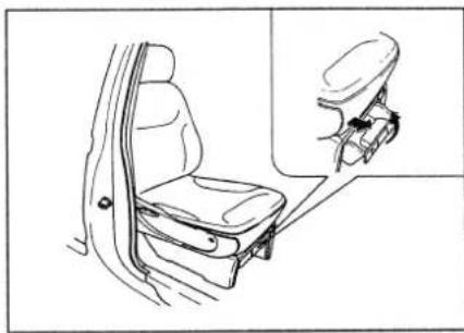 KIA Carens (1999) - HOOGTEVERSTELLING BESTUURDERSSTOEL - 1