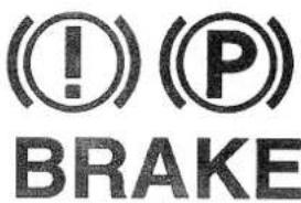 (!)(P) BRAKE