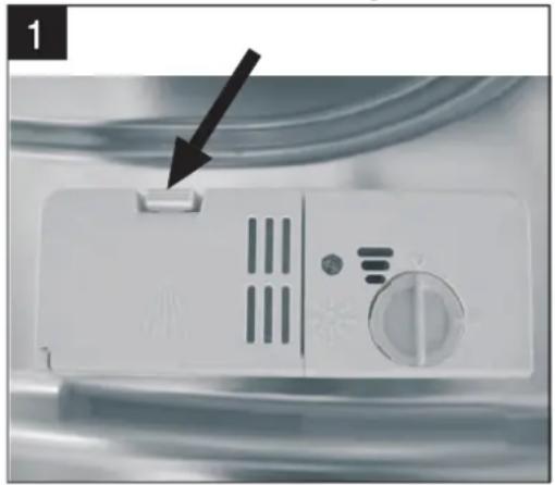 Hansa ZIM 606 H - Umplerea dozatorului pentru detergent - 1