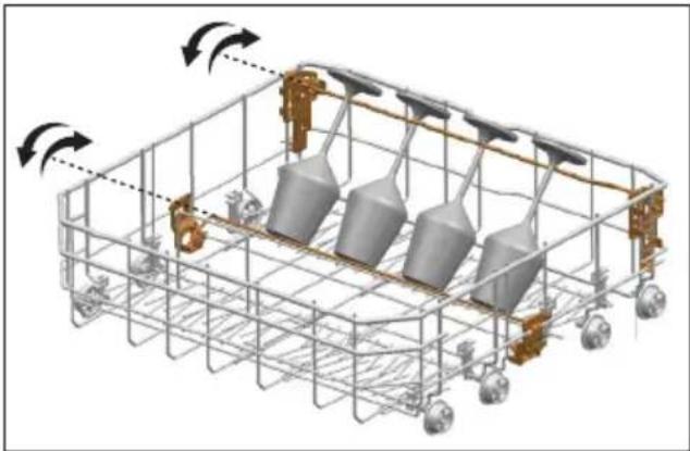 ARCTIC COOLING DFSA60AS - Lower Basket Glass Holder (în funcție de model) - 1