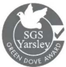 SGS Yarsley GREEN DOVE AWARD