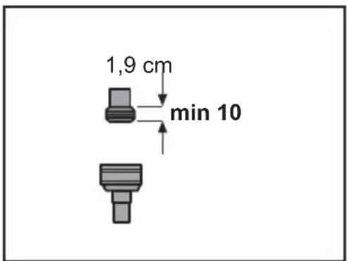 1,9 cm min 10