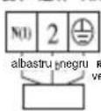 GREE GWH07NA-K3NNB1A - Conectarea firelor electrice interne și externe - 2