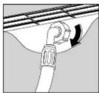 DAEWOO DWD-MH8014 - Conectarea furtunului de scurgere a apei - 4