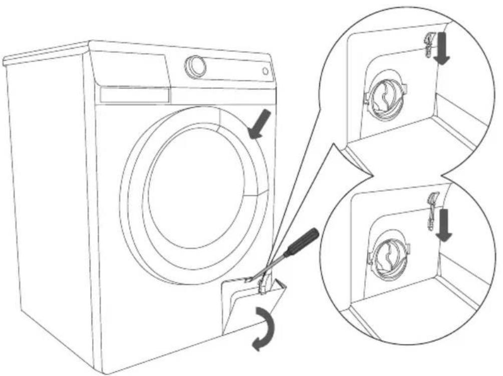 GORENJE W7543LR - Deschiderea uşii (Întrerupere temporară/Întrerupere permanentă - schimbare program) - 1
