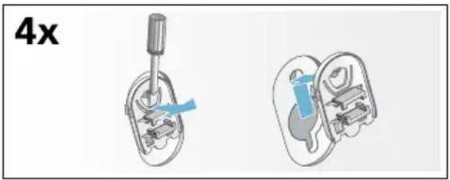 BOSCH WAT20360BY - Montați siguranțele de transport: - 1