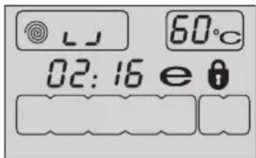 60°C 02:16 e