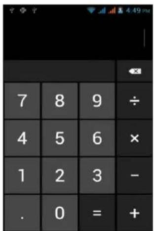 7 8 9 ÷ 4 5 6 × 1 2 3 - . 0 = +