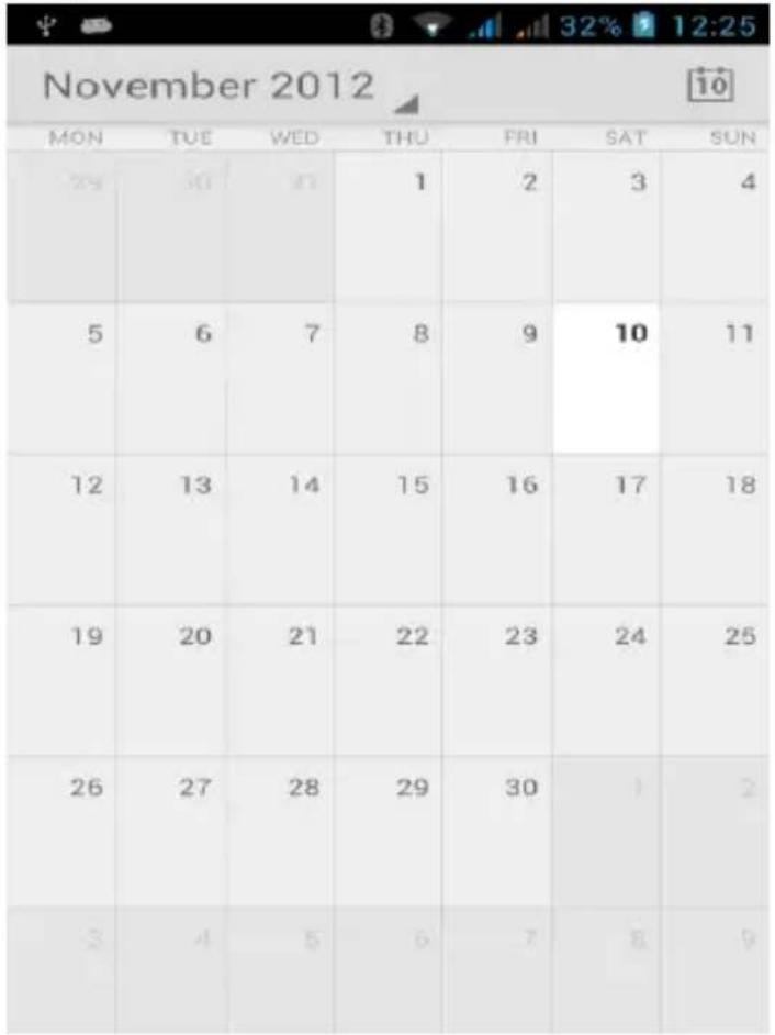 Evolio Onyx - Calendar - 1