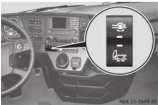 Mercedes-Benz Arocs (2014) - Activarea modului de manevrare - 1