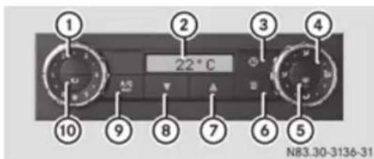 1 2 3 4 22 °C 10 9 8 7 6 5 N83.30-3136-31