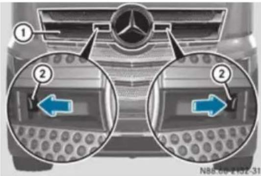 Mercedes-Benz Arocs (2014) - Clapetă revizie - 1