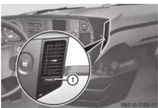 Mercedes-Benz Arocs (2014) - Post de conducere al însoțitorului șoferului - 1