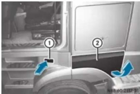 Mercedes-Benz Arocs (2014) - Compartiment scule - 1