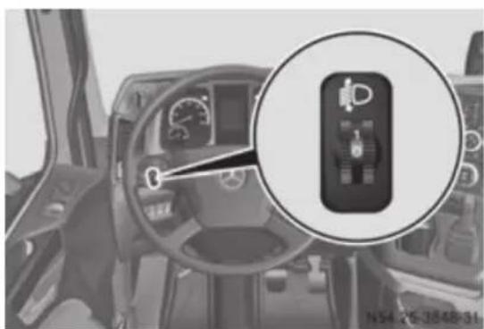 Mercedes-Benz Arocs (2014) - Proiectoarele de ceață și lampa de ceață spate - 1