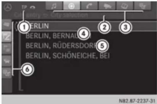 ① BERLIN ② ③ ④ BERLIN, BERNALDOR ⑤ BERLIN, RÜDERSDOR ⑥ BERLIN, SCHÖNEICHE, BEI N82.87-2237-31