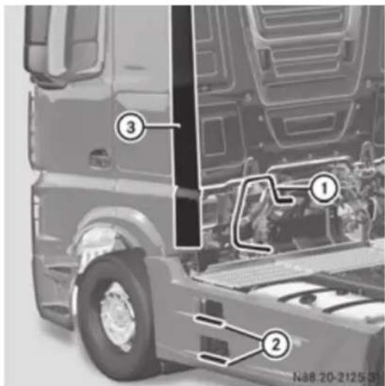 Mercedes-Benz Arocs (2014) - Trepte de acces laterale - 3