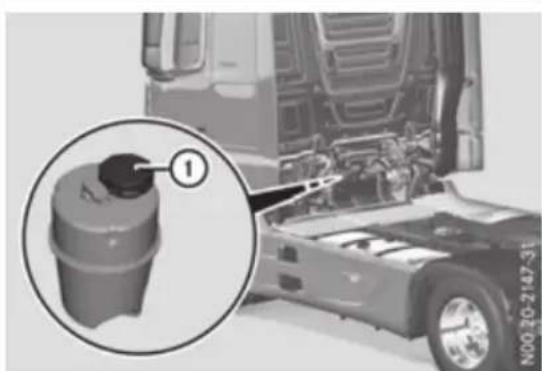 Mercedes-Benz Arocs (2014) - Verificarea nivelului de lichid - 1