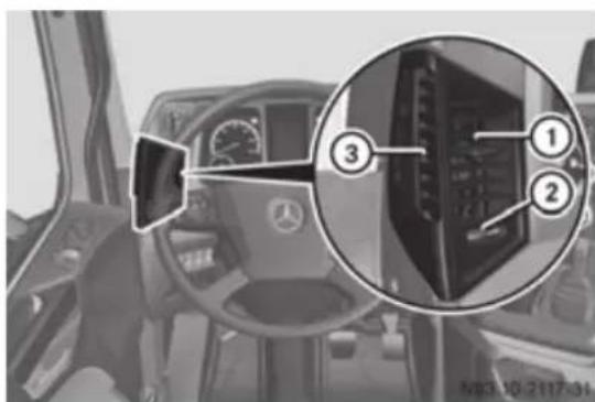 Mercedes-Benz Arocs (2014) - Orificii de ventilatie laterale - 1