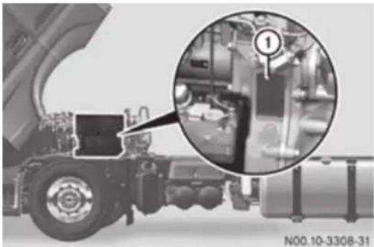 Mercedes-Benz Arocs (2014) - Plăcuța de identificare a motorului - 1
