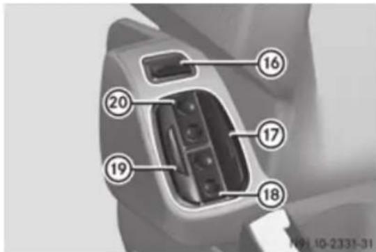 Mercedes-Benz Arocs (2014) - Scaunul static, scaunul central și scaunul cu suspensie standard/confort/climatizat - 2
