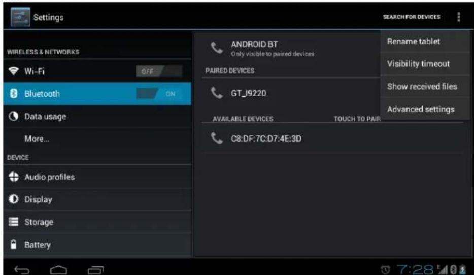 Evolio Mondo 3G - Bluetooth - 1