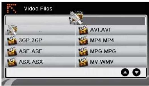 Video Files AVI.AVI 3GP.3GP MP4.MP4 ASF.ASF MPG.MPG ASX.ASX MV.WMY